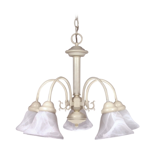 Nuvo Lighting Chandelier in Textured White by Nuvo Lighting 60/187