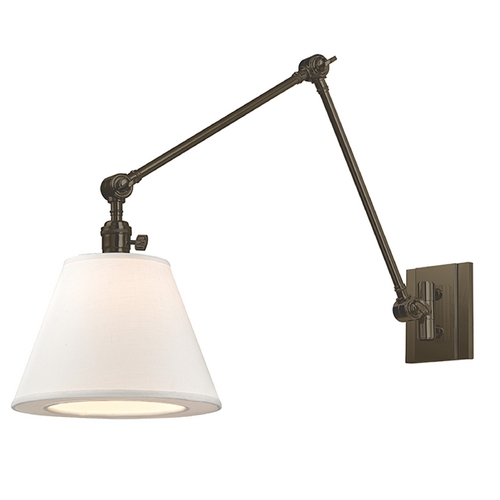 Hudson Valley Lighting Hillsdale Old Bronze Swing Arm Lamp by Hudson Valley Lighting 6234-OB