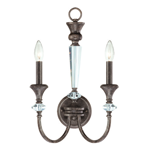 Craftmade Lighting Boulevard Mocha Bronze & Silver Accents Sconce by Craftmade Lighting 26732-MB