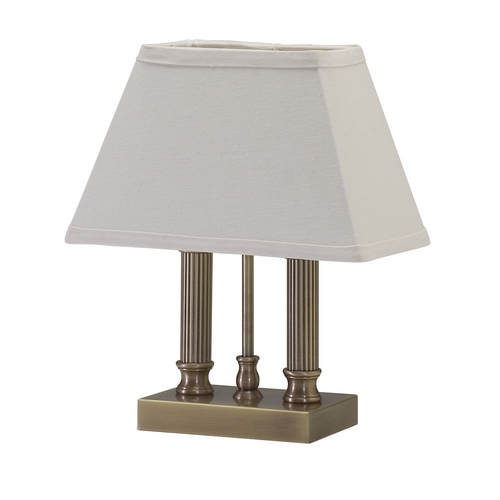 House of Troy Coach Accent Table Lamp in Antique Brass