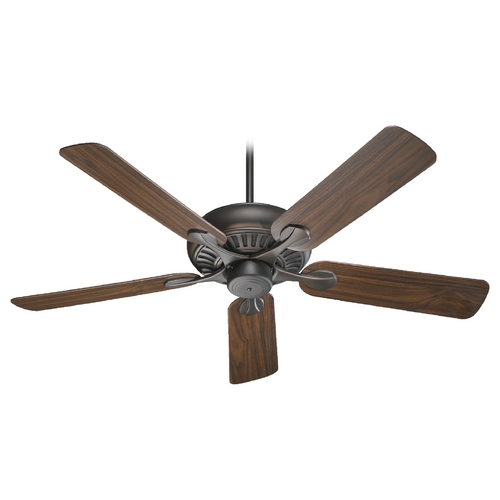 Quorum Lighting Pinnacle Oiled Bronze Ceiling Fan Without Light by Quorum Lighting 91525-86
