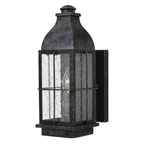 Hinkley Seeded Glass LED Outdoor Wall Light by Hinkley 2040GS-LL