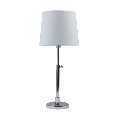 House of Troy Lighting Townhouse Adjustable Table Lamp in Polished Nickel by House of Troy Lighting TH750-PN