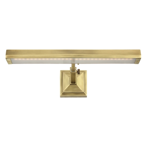 WAC Lighting Burnished Brass LED Picture Light by WAC Lighting PL-LED24-27-BB