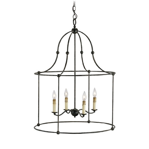 Currey and Company Lighting Traditional Pendant Light in Mayfair Finish 9160