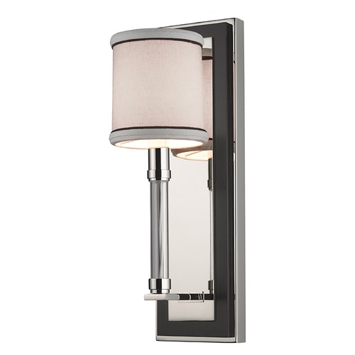 Hudson Valley Lighting Collins Wall Sconce in Polished Nickel by Hudson Valley Lighting 2910-PN
