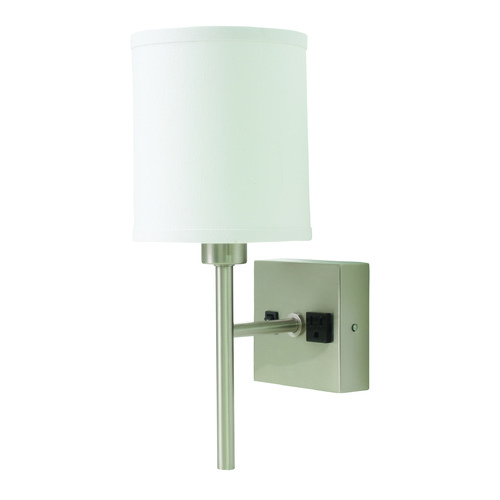 House of Troy Lighting Decorative Wall Lamp Satin Nickel Wall Lamp by House of Troy Lighting WL625-SN