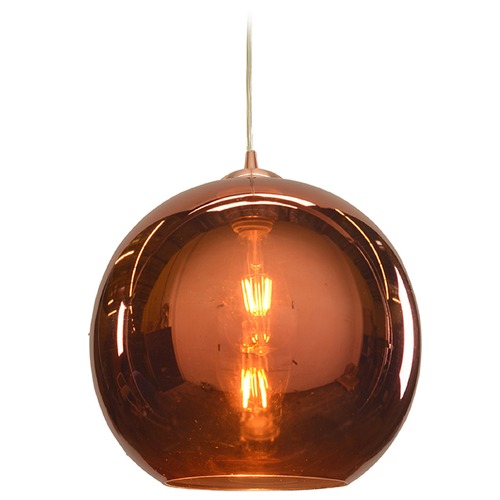 Access Lighting Glow Brushed Copper Pendant by Access Lighting 28102-BCP/CP