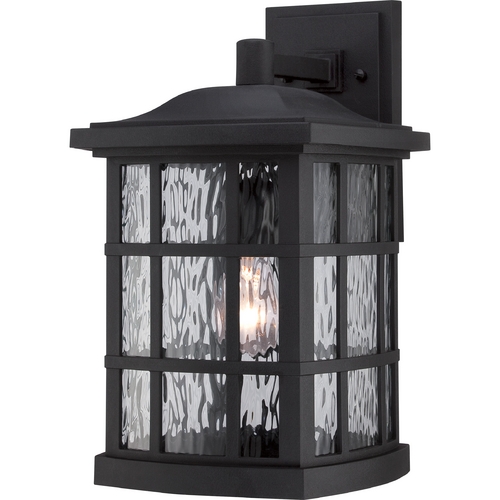 Quoizel Lighting Stonington Mystic Black Outdoor Wall Light by Quoizel Lighting SNN8409K