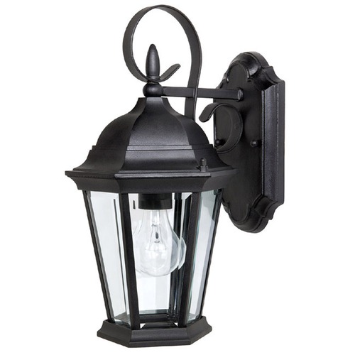 Capital Lighting Carriage House 16-Inch Outdoor Wall Light in Black by Capital Lighting 9726BK