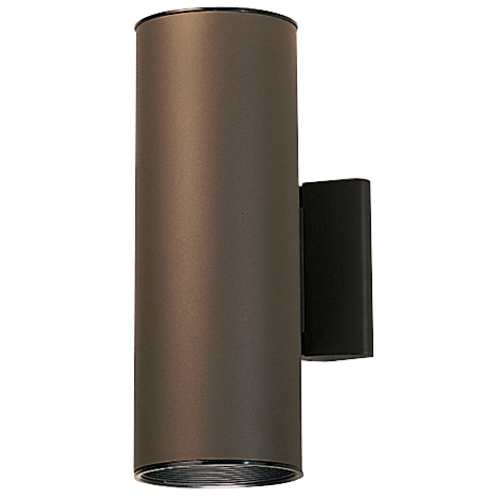 Kichler Lighting Cylinders 12-Inch Outdoor Wall Light in Architectural Bronze by Kichler Lighting 9244AZ