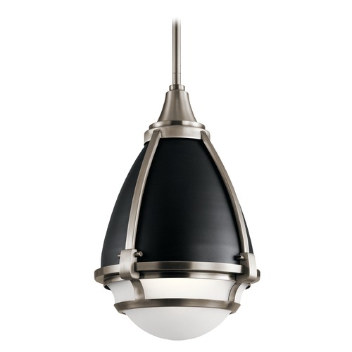 Kichler Lighting Ayra 10-Inch Wide Pendant in Classic Pewter by Kichler Lighting 44098CLP