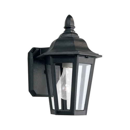 Generation Lighting Brentwood Outdoor Wall Light in Black by Generation Lighting 8822-12
