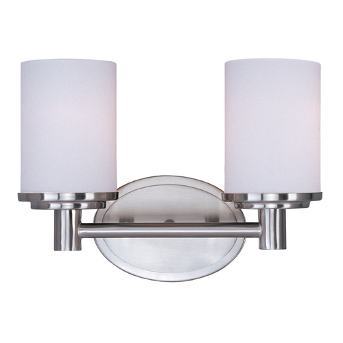 Maxim Lighting Cylinder Satin Nickel Bathroom Light by Maxim Lighting 9052SWSN