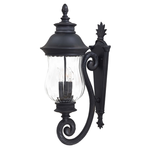 Minka Lavery Outdoor Wall Light with Clear Glass in Heritage by Minka Lavery 8901-94