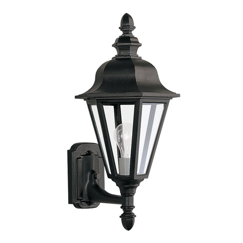 Generation Lighting Brentwood Outdoor Wall Light in Black by Generation Lighting 8824-12