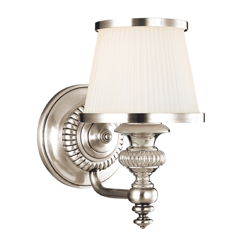 Hudson Valley Lighting Milton Wall Sconce in Polished Nickel by Hudson Valley Lighting 2001-PN