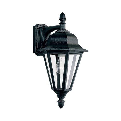 Generation Lighting Brentwood Outdoor Wall Light in Black by Generation Lighting 8825-12