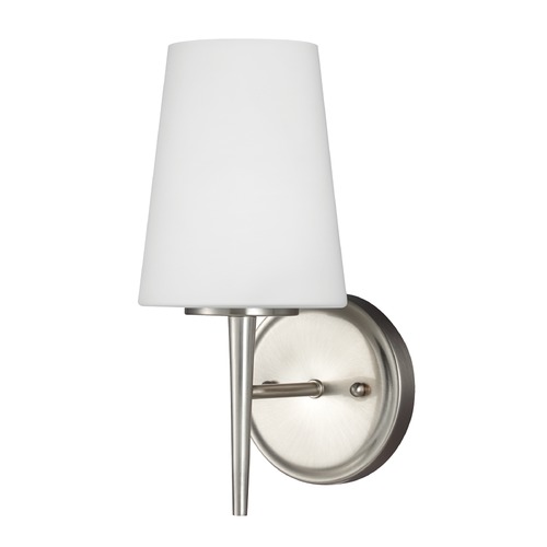 Generation Lighting Driscoll Wall Sconce in Brushed Nickel by Generation Lighting 4140401-962