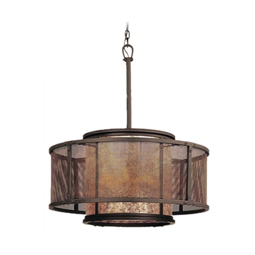 Troy Lighting Copper Mountain 26-Inch Pendant in Old Silver by Troy Lighting F3105