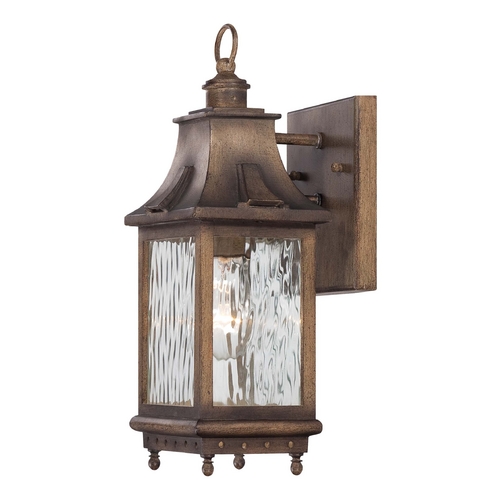 Minka Lavery Outdoor Wall Light with Clear Glass in Portsmouth Bronze by Minka Lavery 72111-149