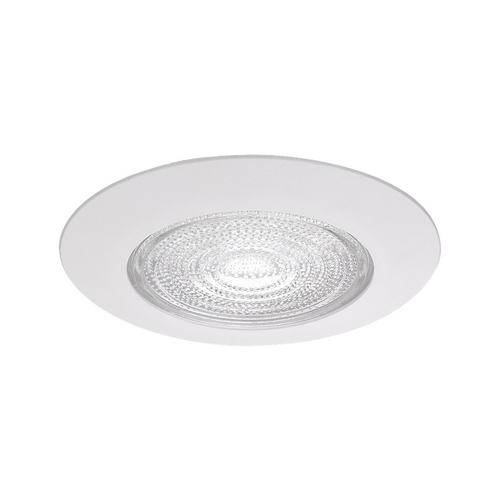 Generation Lighting 6-Inch Fresnal Glass Shower Trim in White by Generation Lighting 1155AT-15