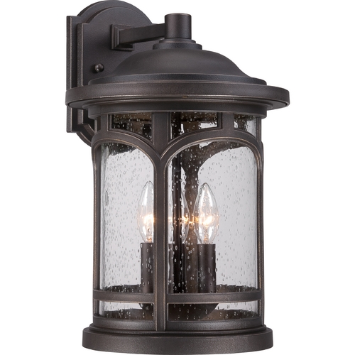 Quoizel Lighting Marblehead Outdoor Wall Light in Palladian Bronze by Quoizel Lighting MBH8411PN