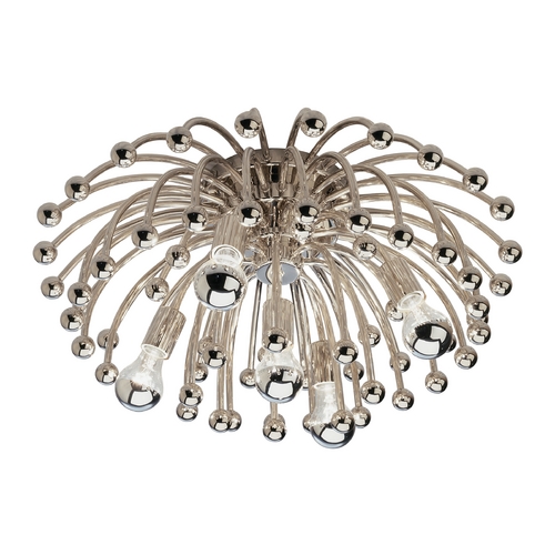 Robert Abbey Lighting Anemone 23.50-Inch Flush Mount in Polished Nickel by Robert Abbey S1306