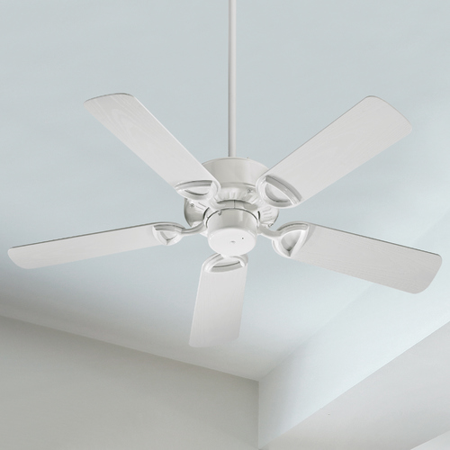 Quorum Lighting Estate Patio White Ceiling Fan Without Light by Quorum Lighting 143425-6