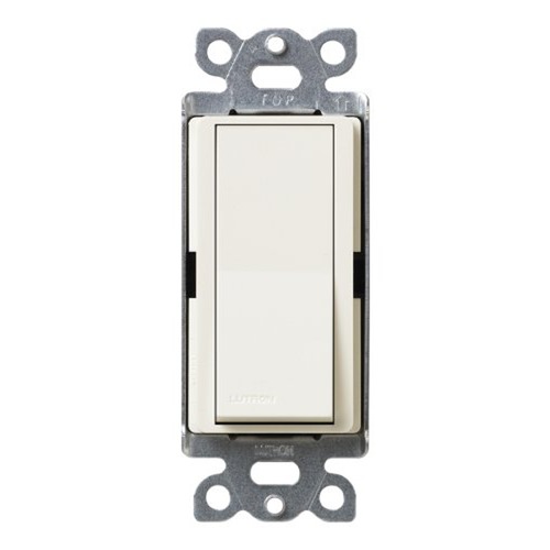 Lutron Dimmer Controls Diva General Purpose On/Off Paddle Switch in Biscuit Single-Pole 15A SC-1PS-BI