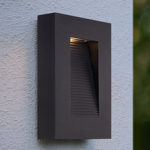 Modern Forms by WAC Lighting Urban 10-Inch LED Outdoor Wall Light in Black 3000K by Modern Forms WS-W1110-BK