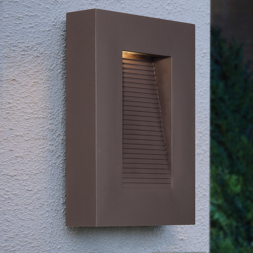 Modern Forms by WAC Lighting Urban 10-Inch LED Outdoor Wall Light in Bronze 3000K by Modern Forms WS-W1110-BZ