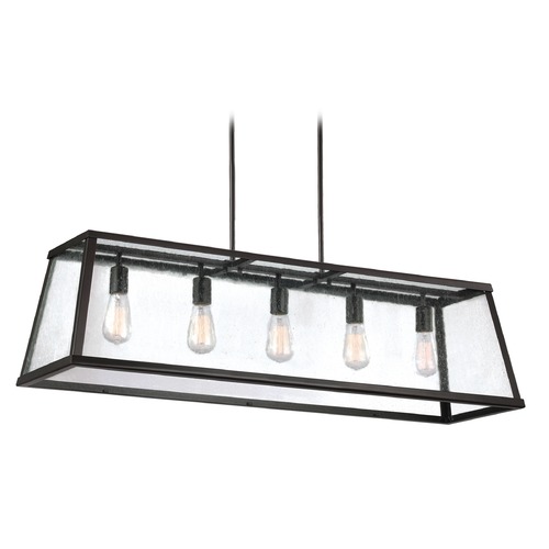 Visual Comfort Studio Collection Harrow 44-Inch Linear Light in Oil Rubbed Bronze by Visual Comfort Studio F3073/5ORB