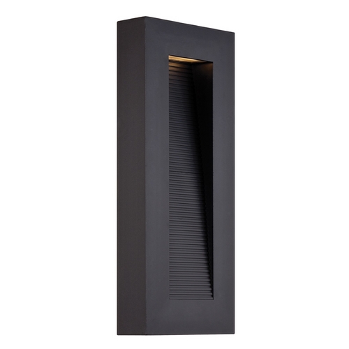 Modern Forms by WAC Lighting Urban 16-Inch LED Outdoor Wall Light in Black 3000K by Modern Forms WS-W1116-BK