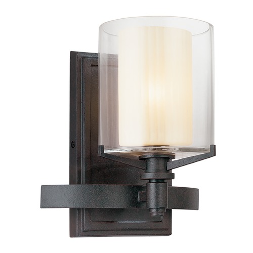 Troy Lighting Arcadia Wall Sconce in French Iron by Troy Lighting B1711FR