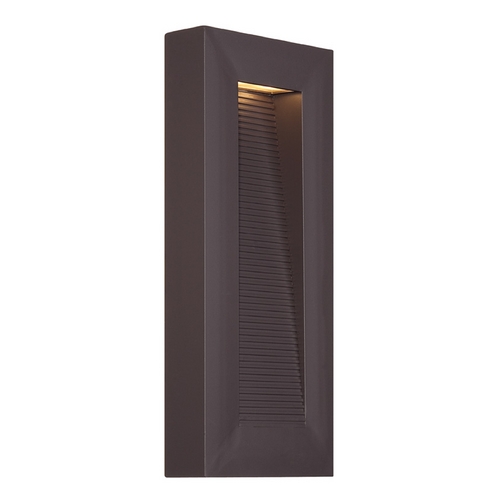 Modern Forms by WAC Lighting Urban 16-Inch LED Outdoor Wall Light in Bronze 3000K by Modern Forms WS-W1116-BZ