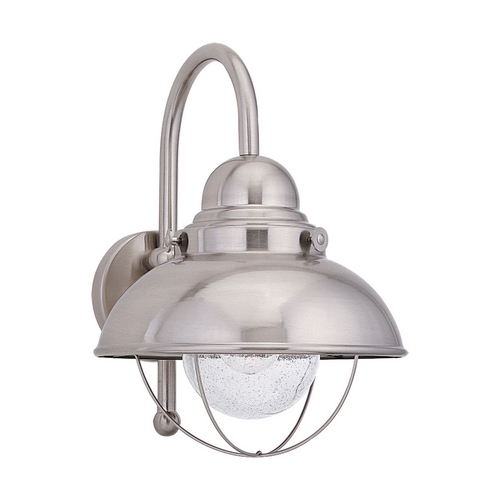 Generation Lighting Sebring Outdoor Wall Light in Brushed Stainless by Generation Lighting 8871-98