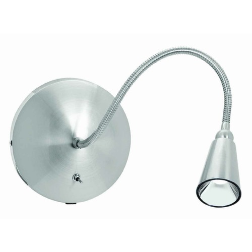 Access Lighting Gooseneck LED Directional Spot Light in Brushed Steel by Access Lighting 62089-BS