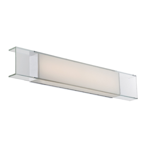 Modern Forms by WAC Lighting Cloud 28-Inch Chrome LED Bathroom Light by Modern Forms WS-3428-CH
