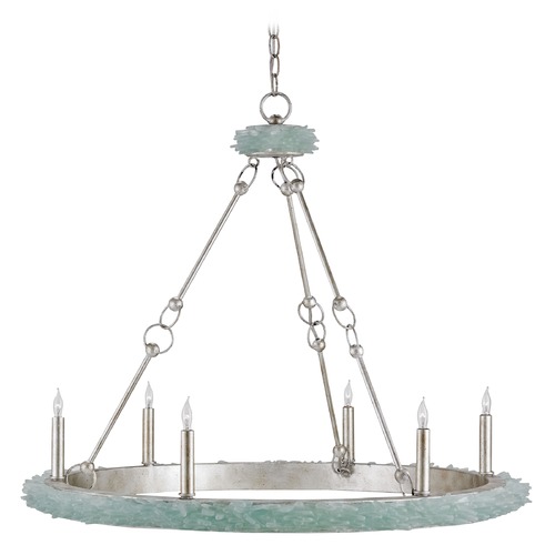 Currey and Company Lighting Currey and Company Tidewater Silver Granello / Seaglass Island Light 9870