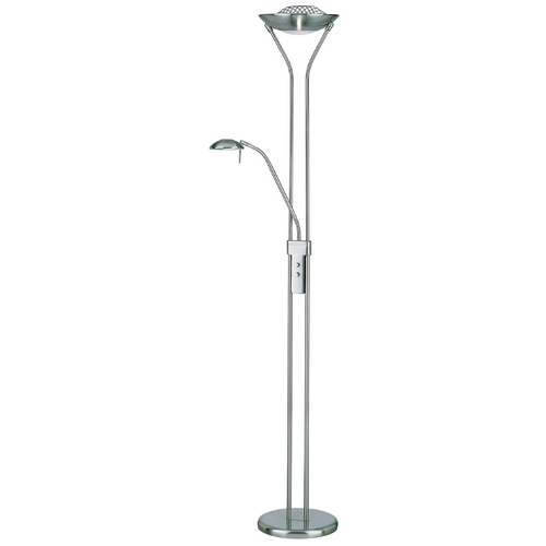 Lite Source Lighting Duality II Torchiere Lamp by Lite Source Lighting LS-80984PS