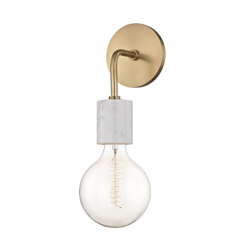 Mitzi by Hudson Valley Asime Sconce in Brass Mitzi by Mitzi by Hudson Valley H120101-AGB