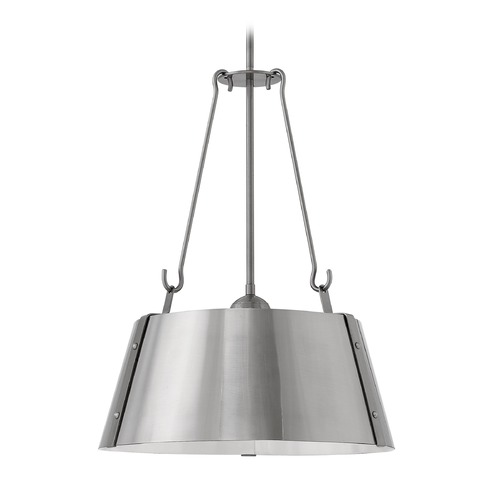 Hinkley Cartwright 19.50-Inch Pendant in Polished Antique Nickel by Hinkley Lighting 3395PL