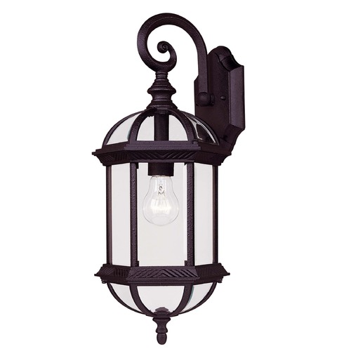 Savoy House Kensington 20-Inch Outdoor Wall Light in Textured Black by Savoy House 5-0630-BK