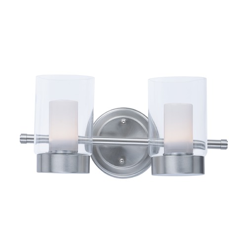 Maxim Lighting Mod Satin Nickel LED Bathroom Light by Maxim Lighting 30262CLFTSN