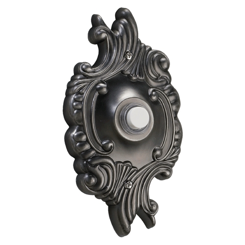 Quorum Lighting Antique Silver Doorbell Button by Quorum Lighting 7-309-92