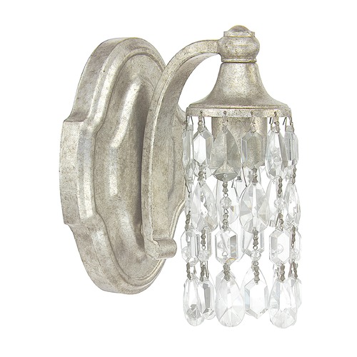 Capital Lighting Blakely 7.75-Inch Wall Sconce in Antique Silver by Capital Lighting 8521AS-CR
