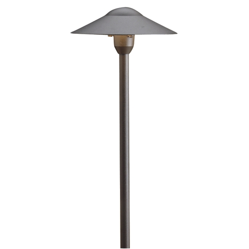 Kichler Lighting 8-Inch Dome 12V Dome Path Light in Textured Architectural Bronze by Kichler Lighting 15310AZT
