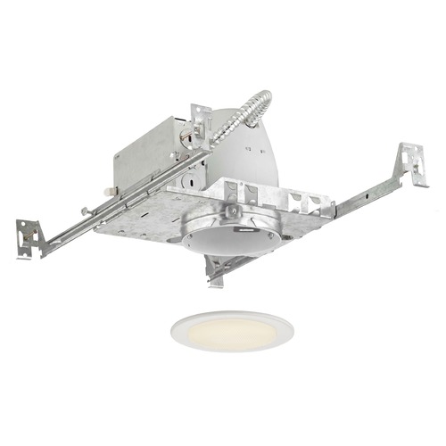 Recesso Lighting by Dolan Designs Recesso 4-Inch Non-IC Housing Shower trim for use with a Par20 bulb. TC4/T408-WH