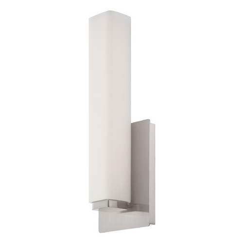 Modern Forms by WAC Lighting Vogue 15-Inch LED Sconce in Brushed Nickel 3000K by Modern Forms WS-3115-BN